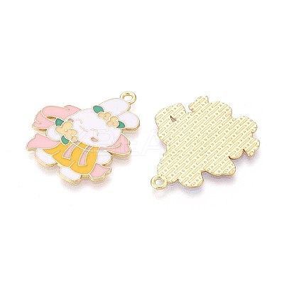 Alloy Enamel Pendants ENAM-T022-62E-1