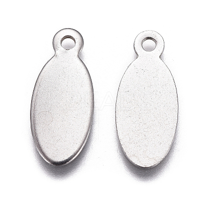 Tarnish Resistant 201 Stainless Steel Stamping Blank Tag Pendants X-STAS-F207-29P-1