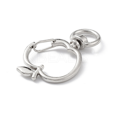 Apple Alloy Swivel Clasps LS-FIND-L012-02P-1