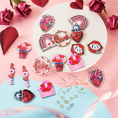 DIY Valentine's Day Earring Making Kit DIY-TA0006-51-1