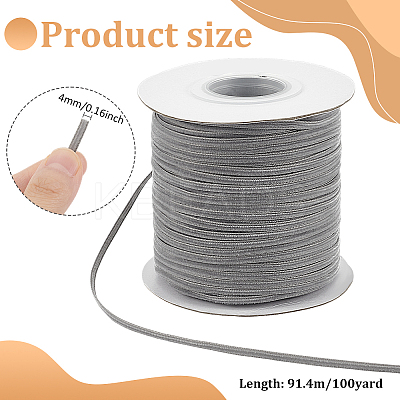 100 Yards Single Face Velvet Ribbon DIY-WH0656-16B-1