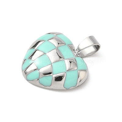 304 Stainless Steel Pendants STAS-D207-26P-1