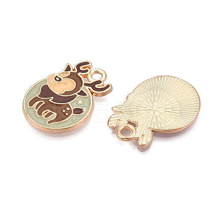 Christmas Theme Alloy Enamel Pendants LS-ENAM-T020-10M-1