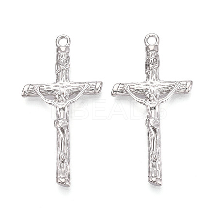 304 Stainless Steel Big Pendants STAS-T068-34P-1