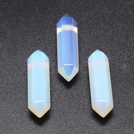 Faceted Opalite Double Terminated Points LS-X-G-K001-30mm-01-1