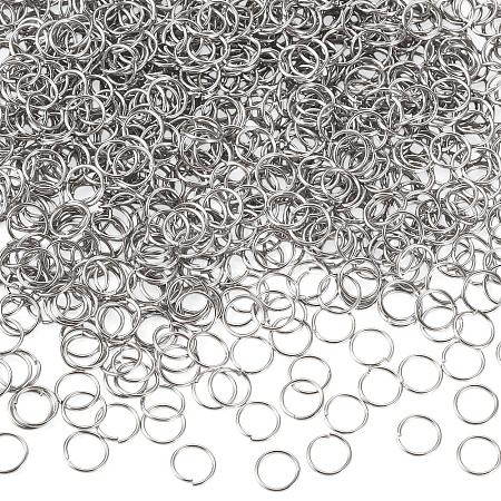 304 Stainless Steel Open Jump Rings STAS-TA0002-99B-1