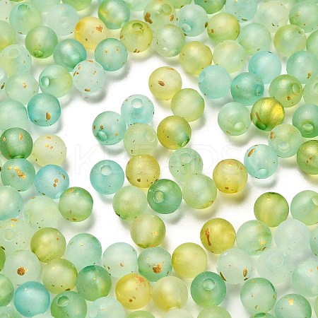 Frosted Transparent Acrylic Beads X1-OACR-F013-13H-1