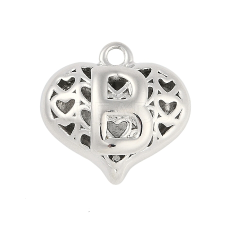 Hollow Brass Pendants for Valentine's Day KK-M289-03B-P-1
