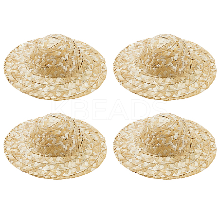 Doll Straw Hat DIY-WH0504-827D-1