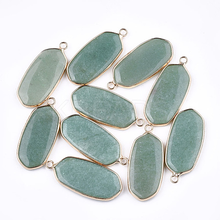Natural Green Aventurine Pendants G-T112-23E-1