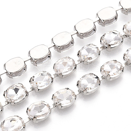 Iron Rhinestone Cup Chains CH-T006-09A-1