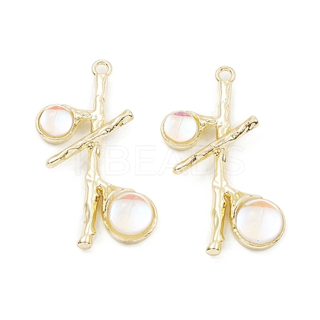 Resin Pendants PALLOY-K003-22LG-02-1
