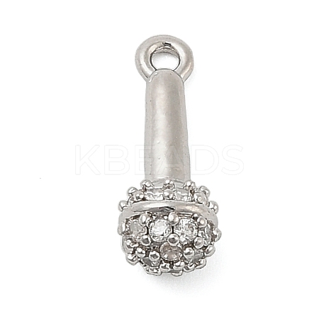 Brass Micro Pave Cubic Zirconia Pendatns LS-KK-I380-04P-1