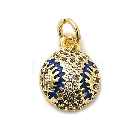 Rack Plating Brass Pendants KK-A268-17G-02-1