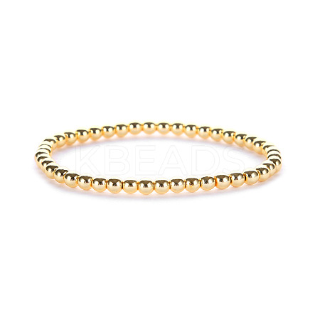 Synthetic Non-magnetic Hematite Beaded Stretch Bracelets for Men Women LS-YP2747-3-1