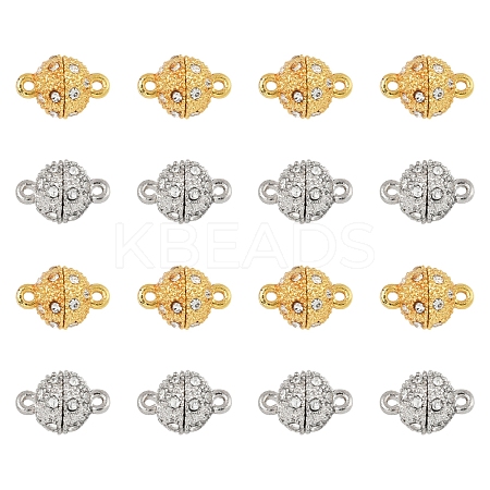 8 Sets 2 Colors Alloy Magnetic Clasps FIND-FS0003-55-1