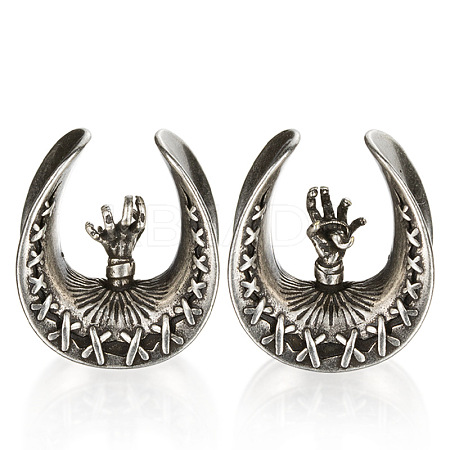 U-Shaped Brass and Alloy Ear Tunnels FS-WG0A997-10-1