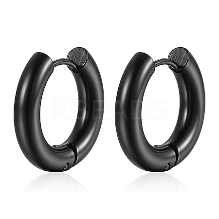 304 Stainless Steel Huggie Hoop Earrings PW-WG92571-28-1