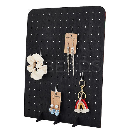 Rectangle Wood Jewelry Rack ODIS-WH0038-125-1