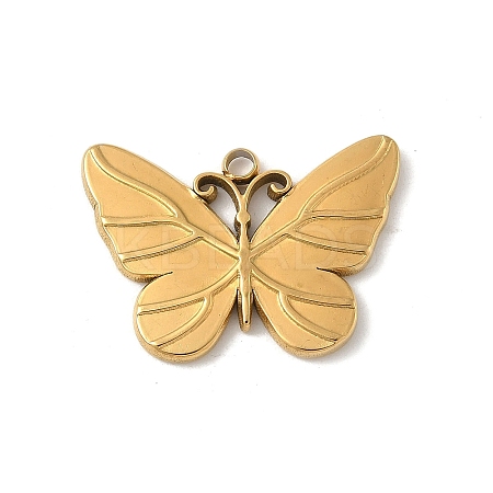 304 Stainless Steel Pendants STAS-P388-09G-1