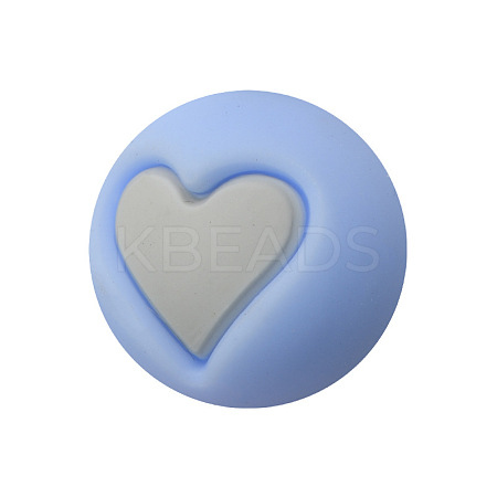Round Food Grade Eco-Friendly Silicone Beads PW-WG8FE83-03-1