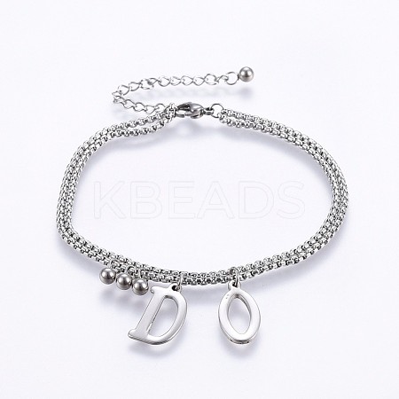 (Jewelry Parties Factory Sale)304 Stainless Steel Multi-strand Bracelets BJEW-H574-01P-1