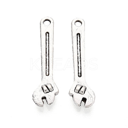 Tibetan Style Alloy Pendants TIBE-N014-24AS-1
