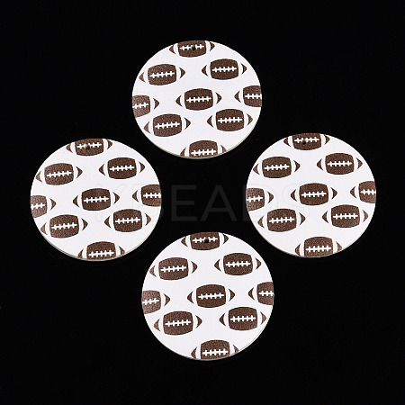 Printing Wood Pendants WOOD-N016-52C-1