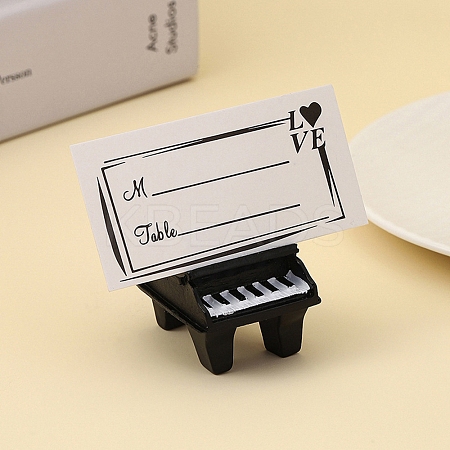 Piano Resin Name Card Holder PW-WG17969-01-1