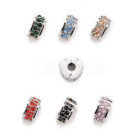 304 Stainless Steel European Clasps STAS-C047-03P-1