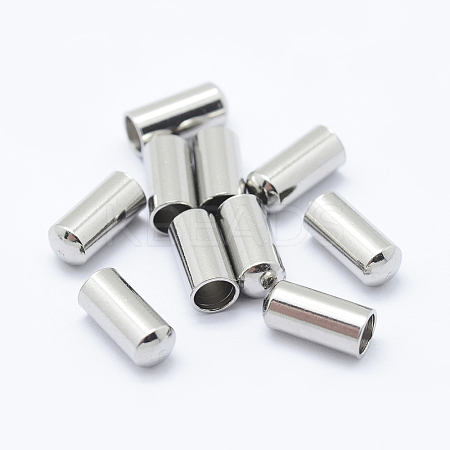 Tarnish Resistant 304 Stainless Steel Cord End Caps STAS-K152-03C-1