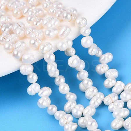 Natural Cultured Freshwater Pearl Beads Strands PEAR-T006-09-1