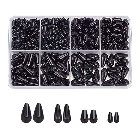 42G 3 Styles ABS Plastic Imitation Pearl Beads FIND-AR0006-05C-1