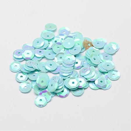 Plastic Paillette Beads PVC-A002-8mm-03-1