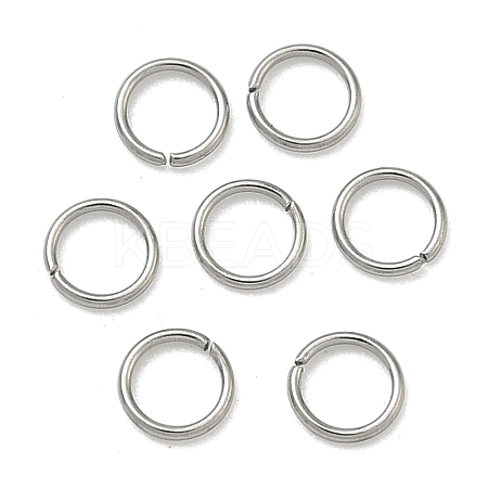 Tarnish Resistant 304 Stainless Steel Open Jump Rings STAS-M008-04A-1