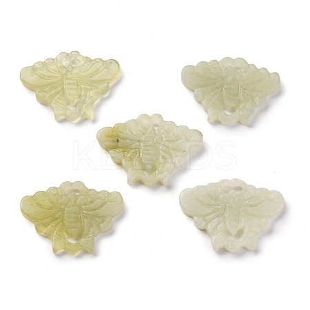 Natural Xiuyan Jade Carved Pendants G-M195-06-1