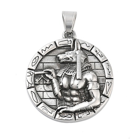 304 Stainless Steel Pendants STAS-S143-09-1