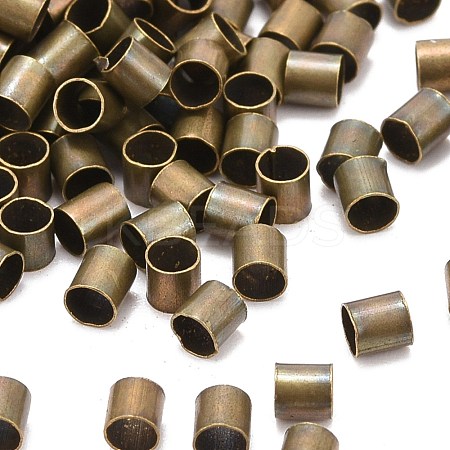 Brass Crimp Beads KK-S068-AB-LF-1