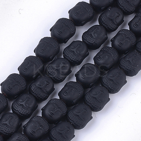 Spray Painted Non-magnetic Synthetic Hematite Beads Strands G-T116-28-17-1