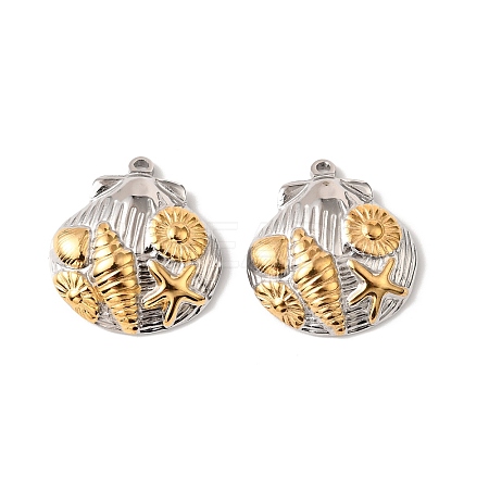 304 Stainless Steel Pendants STAS-Z145-02GP-01-1