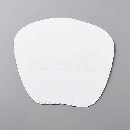 Blank Paper Fan Cardstocks DIY-WH0043-70-1