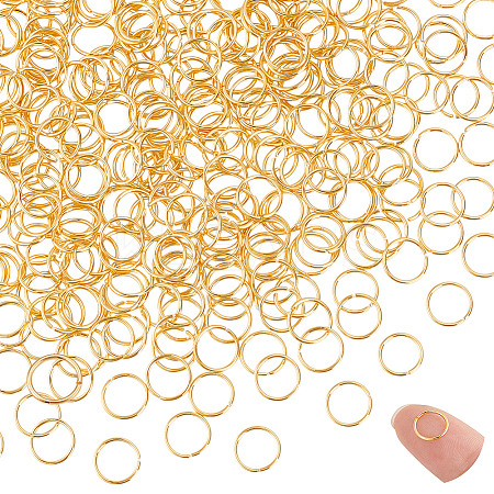 400Pcs Brass Open Jump Rings KK-PH0011-54-1