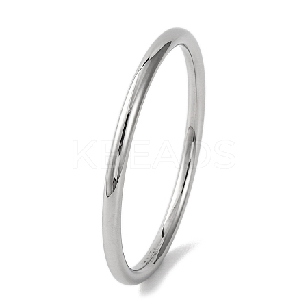 Plain 304 Stainless Steel Bangles for Women BJEW-B104-32B-P-1