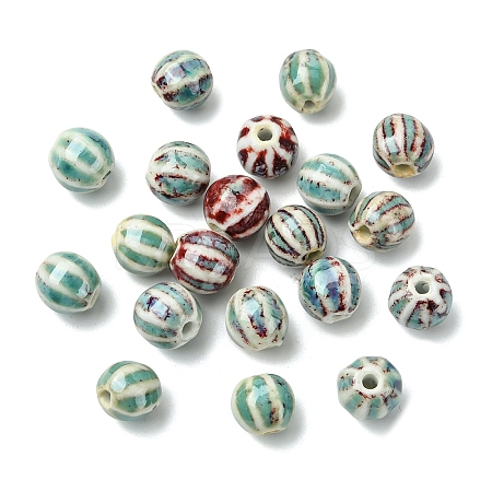 20Pcs Handmade Porcelain Beads PORC-YW0001-39D-1
