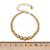 304 Stainless Steel Beaded Bracelets for Women LS-BJEW-Z136-02G-3