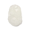 Natural White Jade Carved Pendants G-S384-01J-2