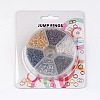 1 Box 6 Color Iron Jump Rings IFIN-JP0012-5mm-4
