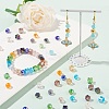 270Pcs 18 Style Electroplate Glass Beads Strands EGLA-FS0001-17-6