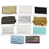 Polyester & Velvet & Paillette Ribbon OCOR-XCP0001-98-1