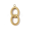 304 Stainless Steel Pendants STAS-P388-02G-1